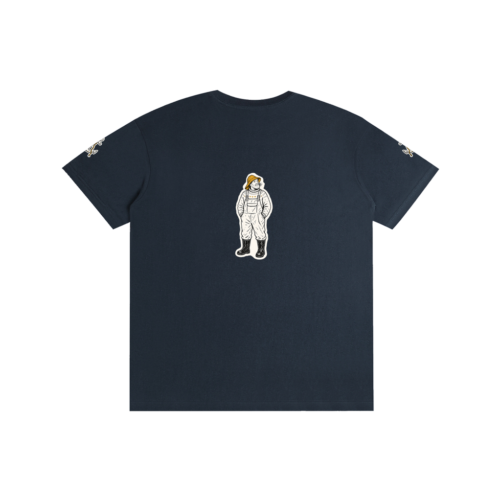Unisex,Vedoy,Collective,Nothern,Light,Rain,Autumn,Norway,Haugesund,Frisherman,Anchor,Colors,Blue,Colorful,Comfort,Cotton,Pure,The,Men,Women