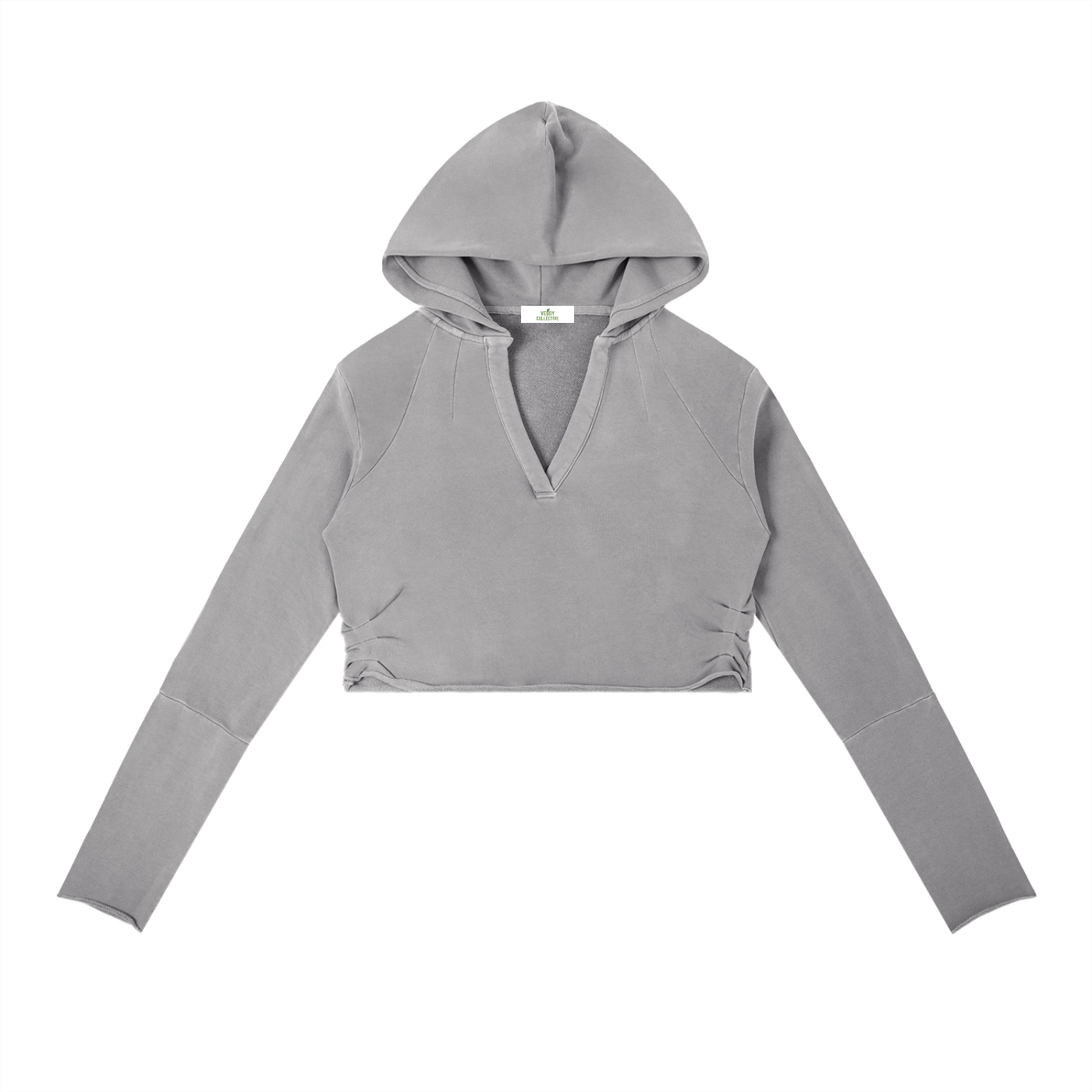 Vedoy,Collective,Raw,Edge,Vintage,Washed,Women,Cotton,Comfy,Comfortable,Hoodie,Hood