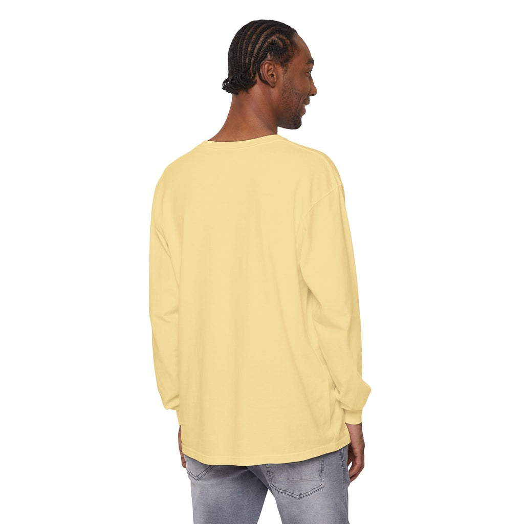 Custom Print - Unisex Garment-dyed Long Sleeve T-Shirt