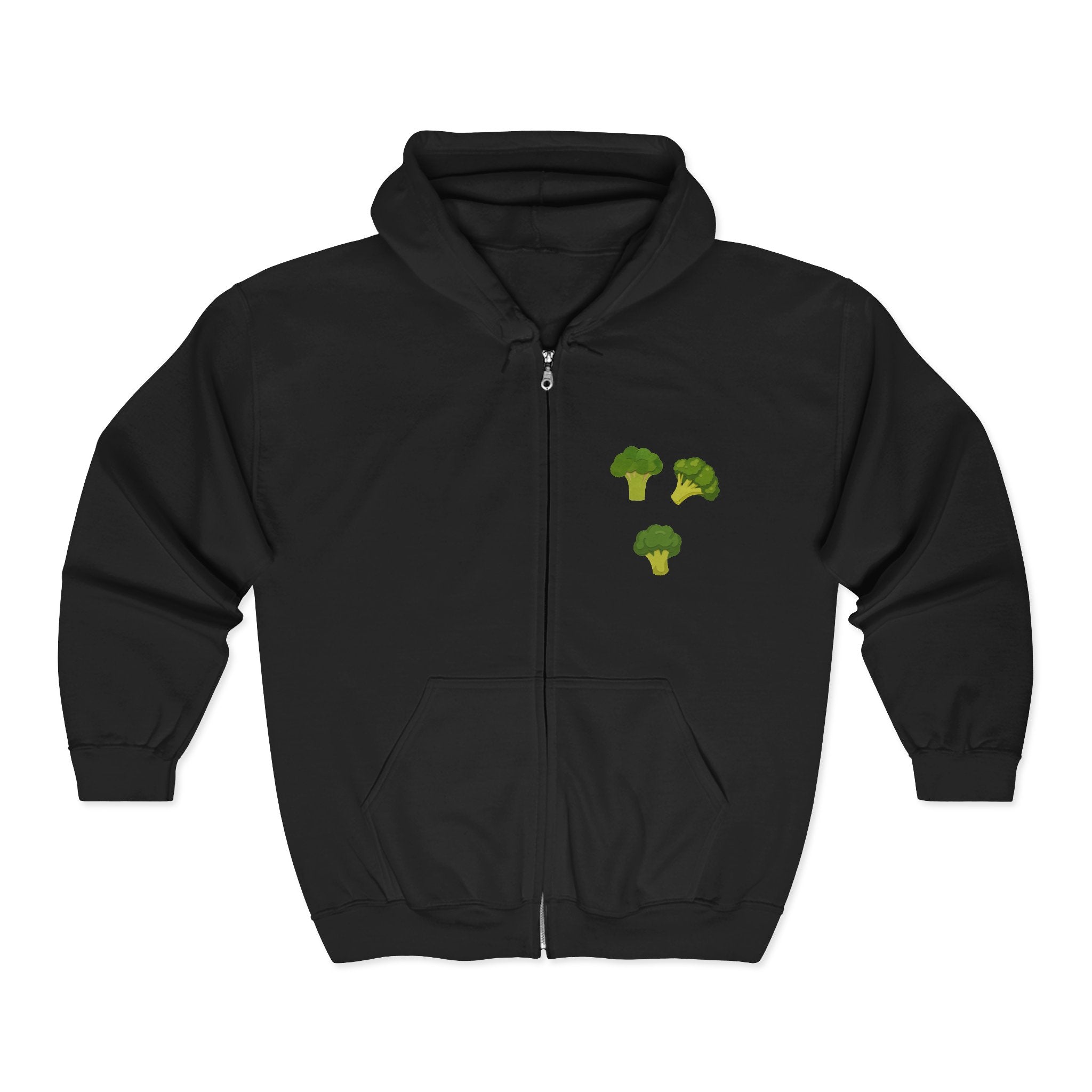 Unisex Heavy Blend™ Full Zip Hooded Sweatshirt - Broccoli Collection