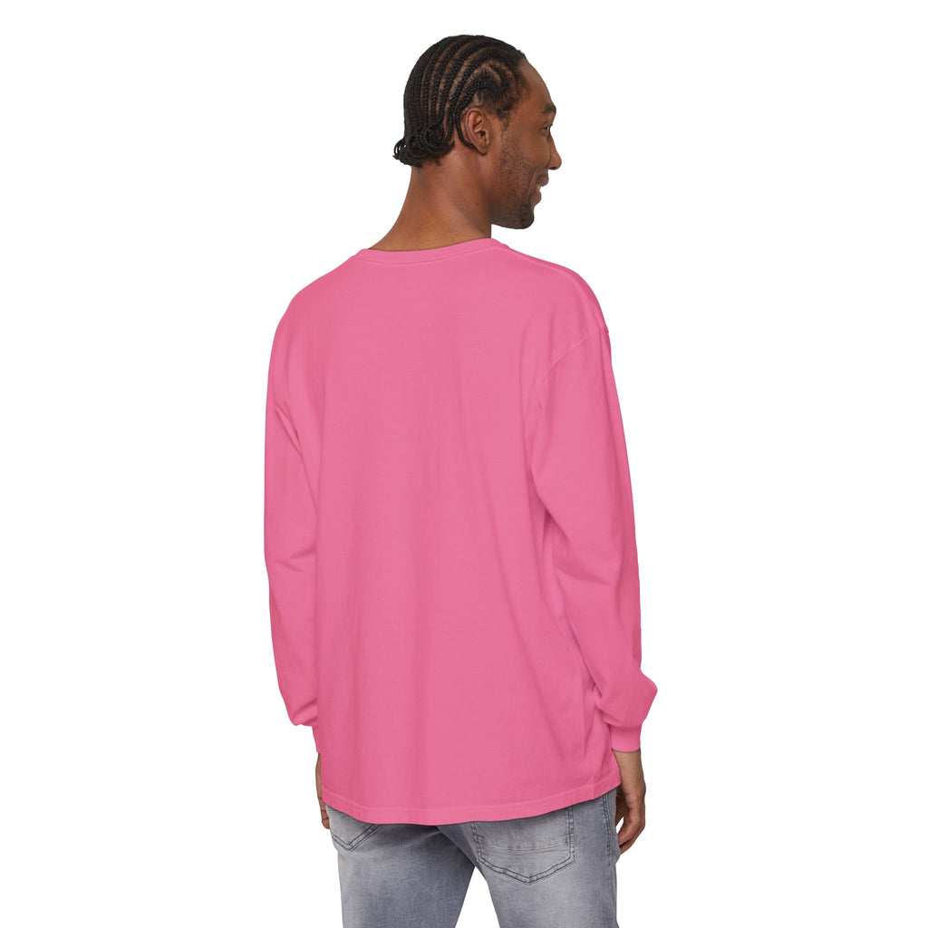 Custom Print - Unisex Garment-dyed Long Sleeve T-Shirt