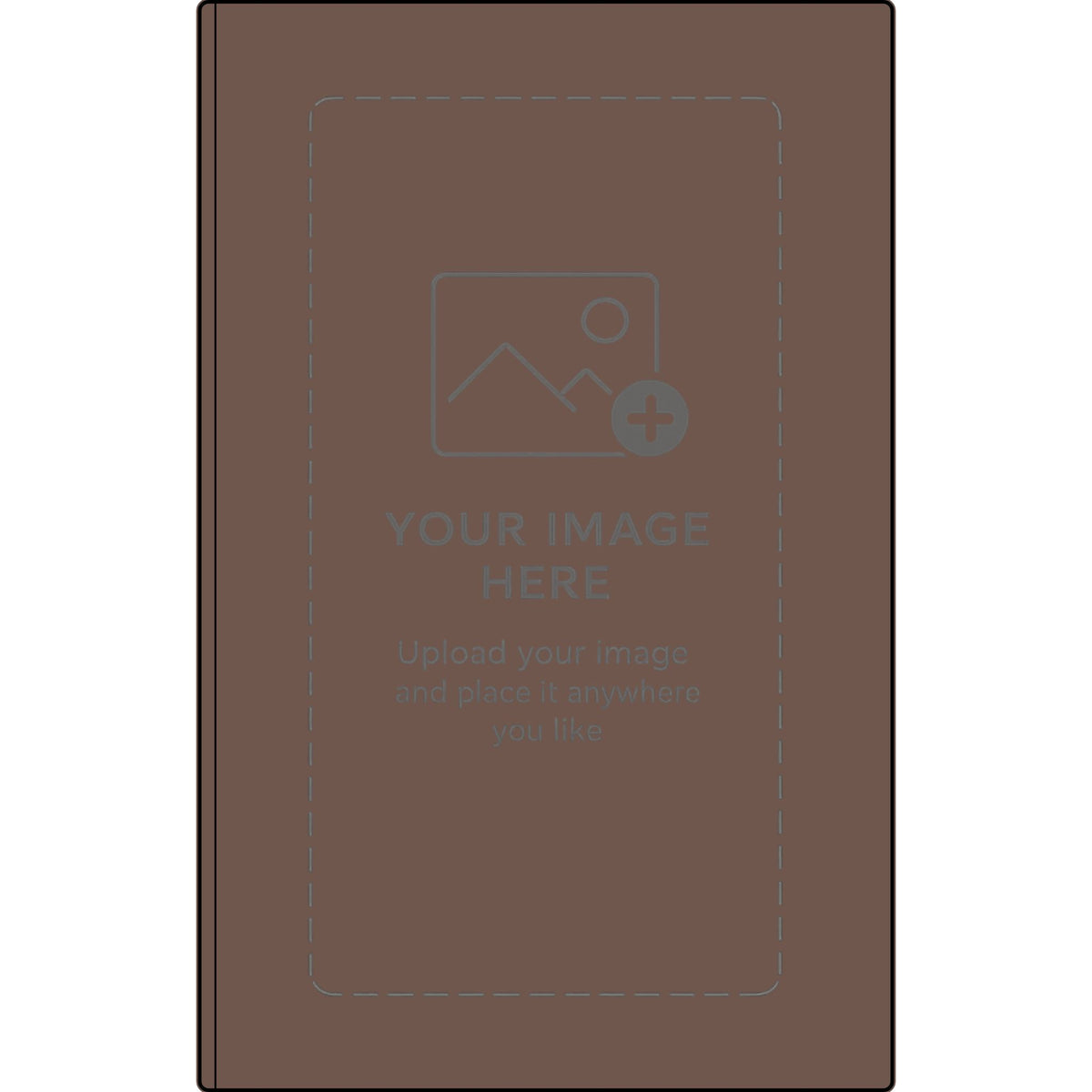 Engravable Vegan Leather Journal — Personalized Name & Image Notebook
