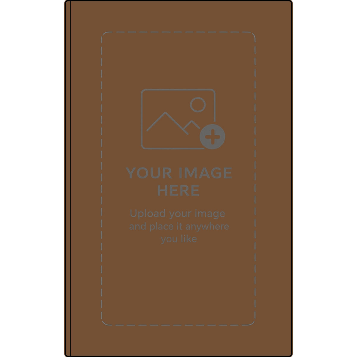 Engravable Vegan Leather Journal — Personalized Name & Image Notebook
