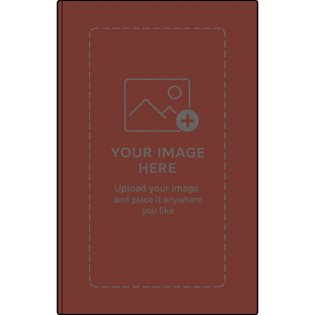 Engravable Vegan Leather Journal — Personalized Name & Image Notebook