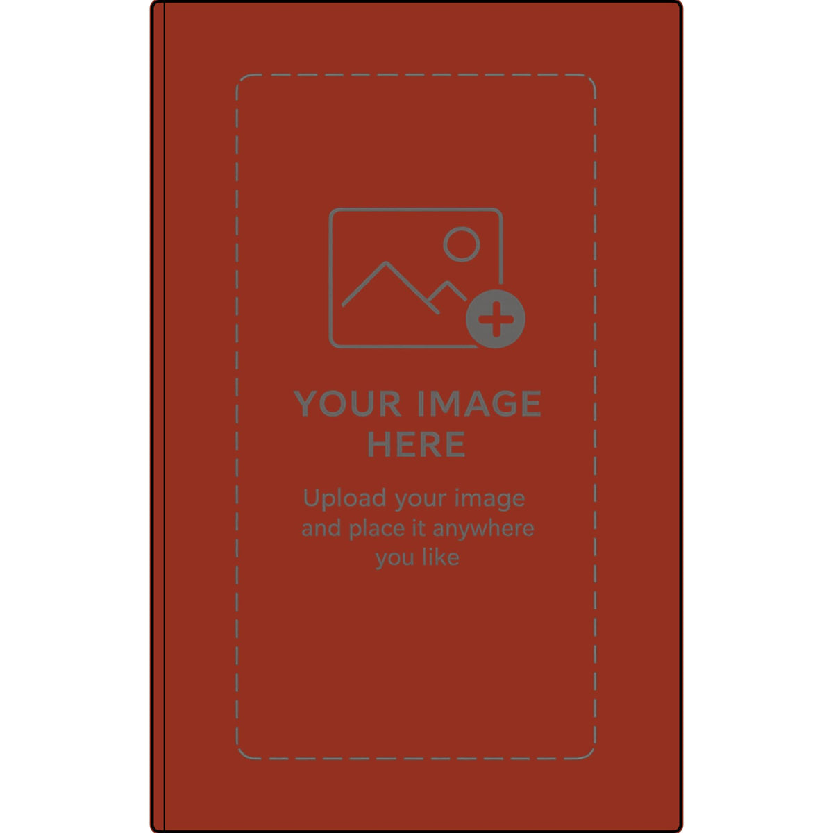 Engravable Vegan Leather Journal — Personalized Name & Image Notebook
