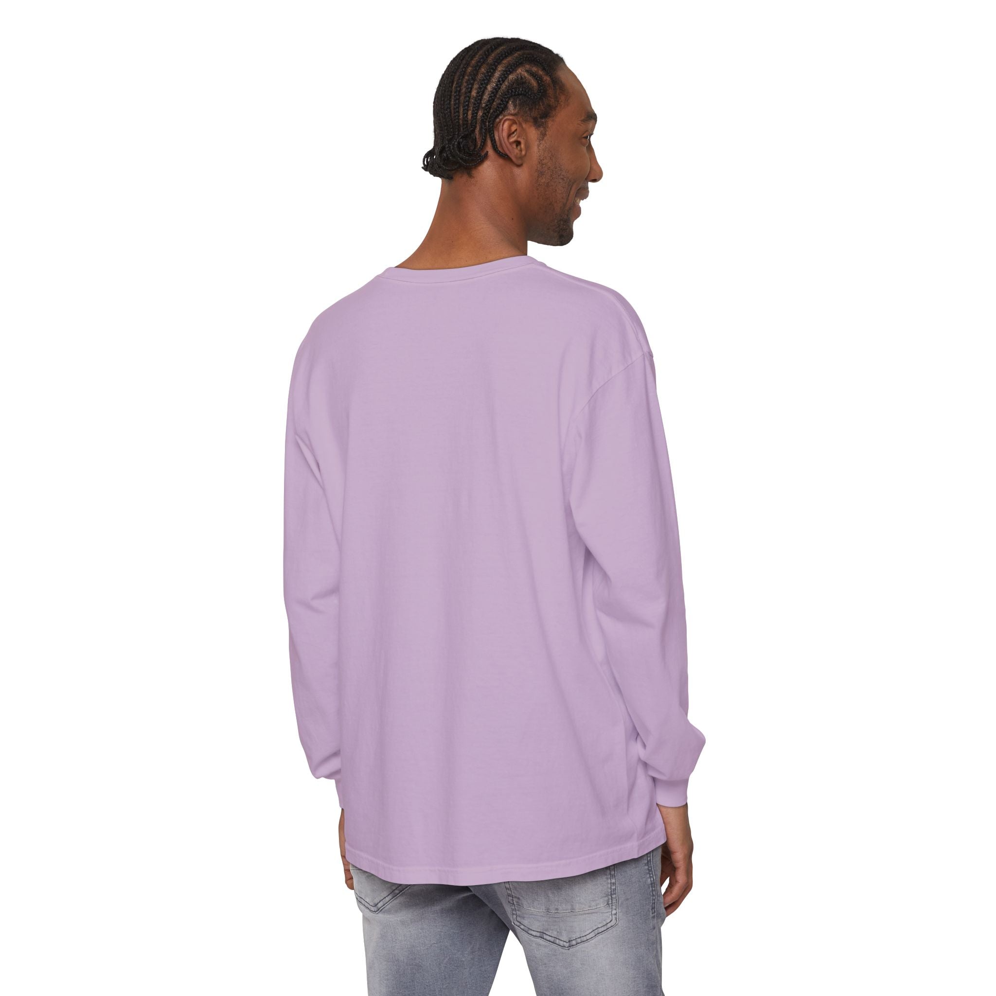 Custom Print - Unisex Garment-dyed Long Sleeve T-Shirt