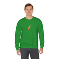 Carrot Patch Crewneck Sweatshirt — Cute Embroidered Carrot Graphic