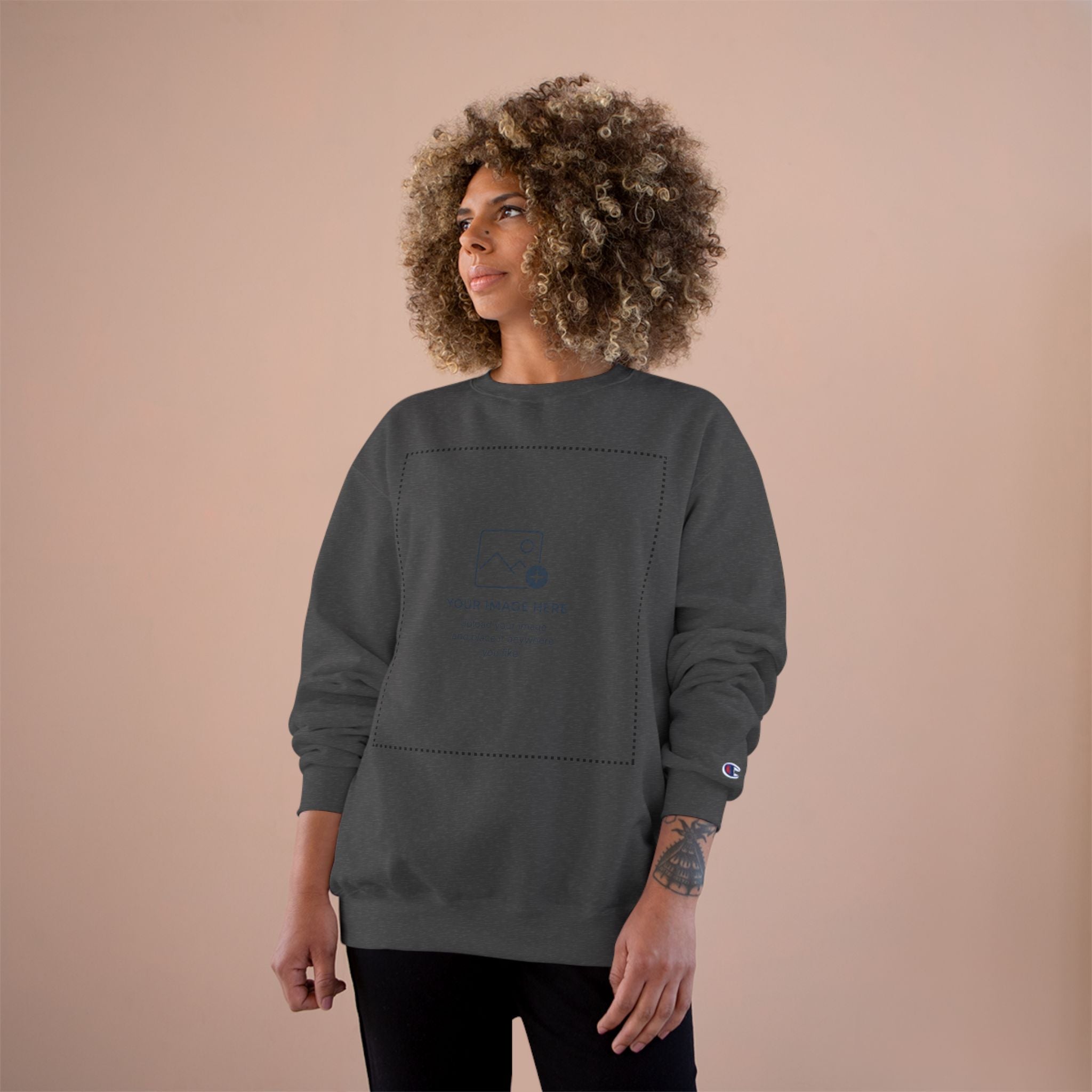 Cl1hampion Sweatshirt — Custom Photo/Print
