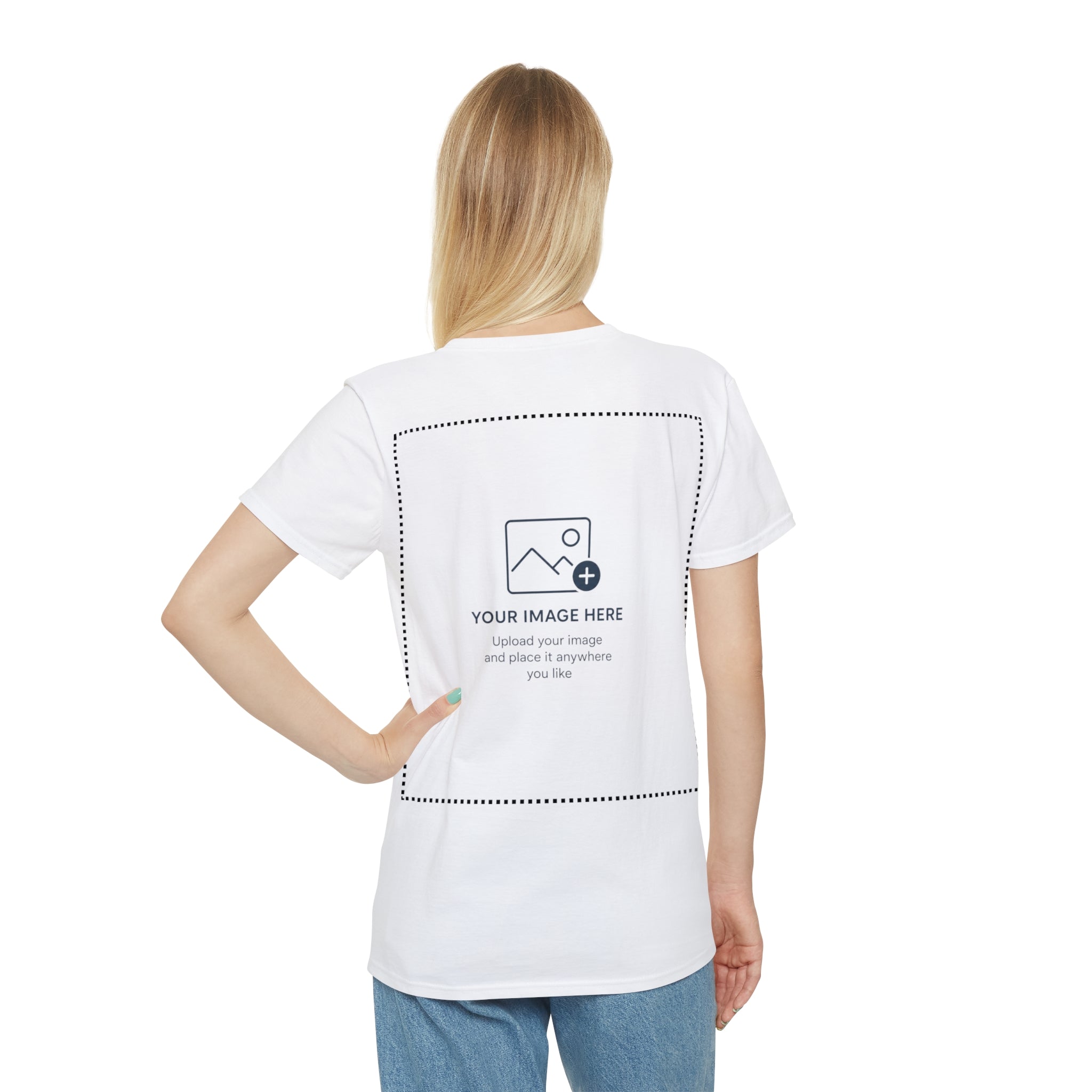 Custom Photo T-Shirt — Personalized Front & Back Print