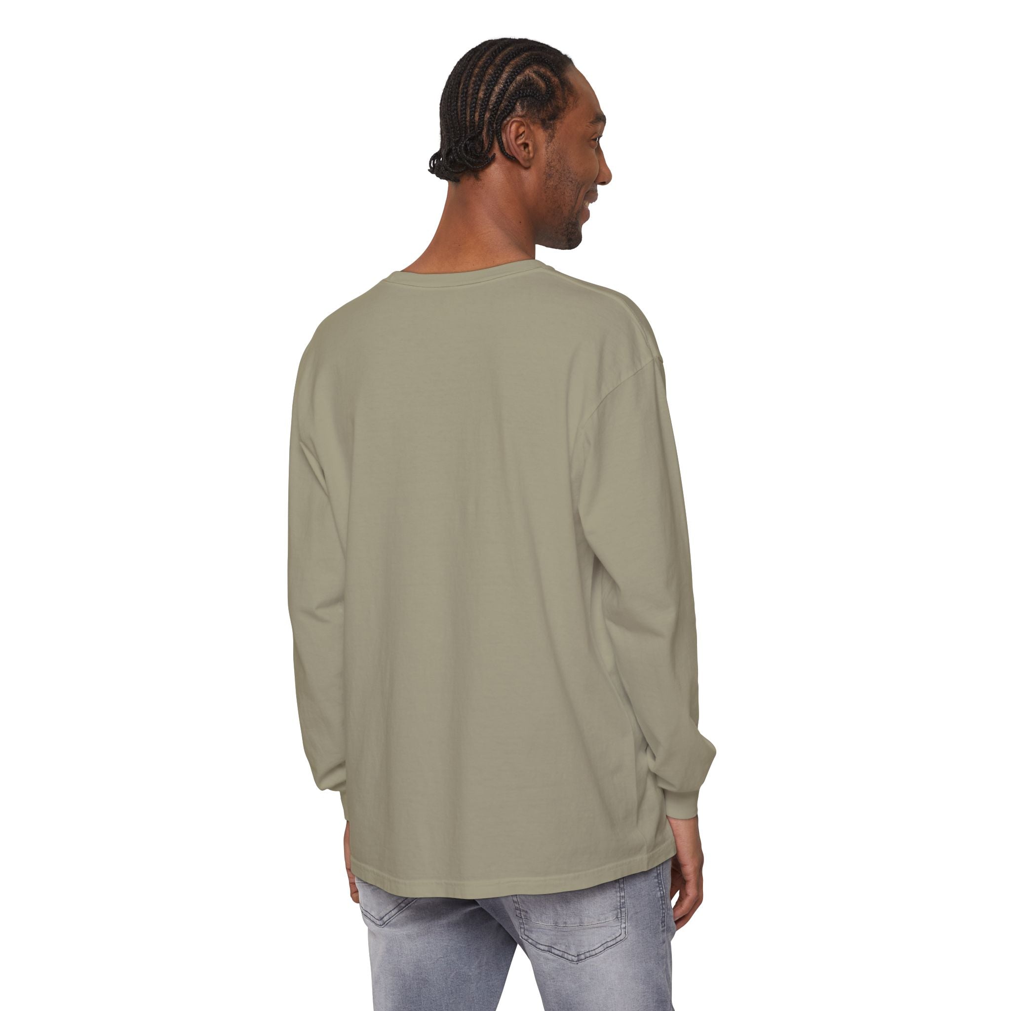 Custom Print - Unisex Garment-dyed Long Sleeve T-Shirt