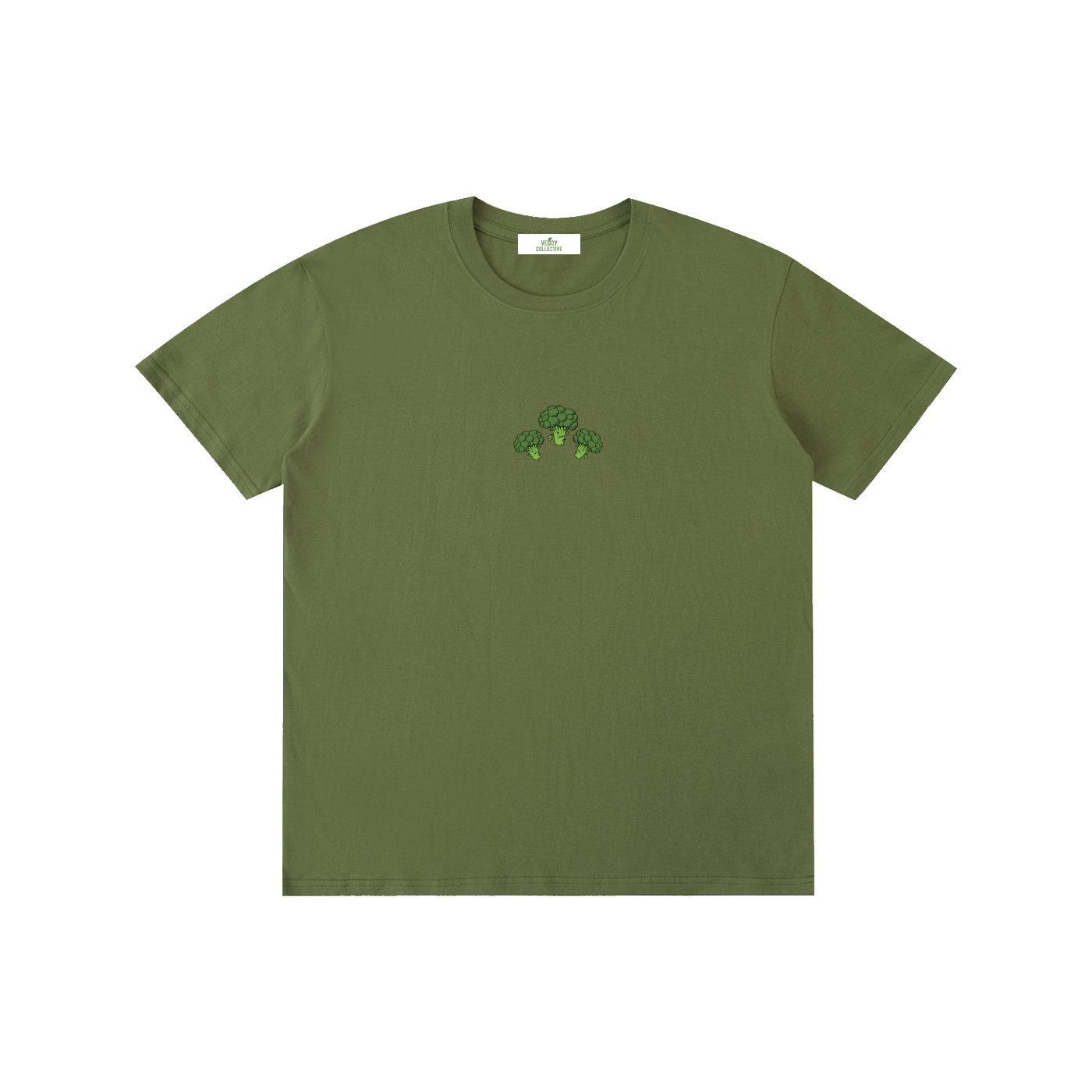 T-Shirt ,Unisex,100% cotton ,Broccoli Collection ,Vegetables ,Vedoy Collective ,Comfy tee,Cheap broccoli t-shirt,Bomull,Brokkoli 