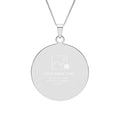 Round Border Photo Pendant
