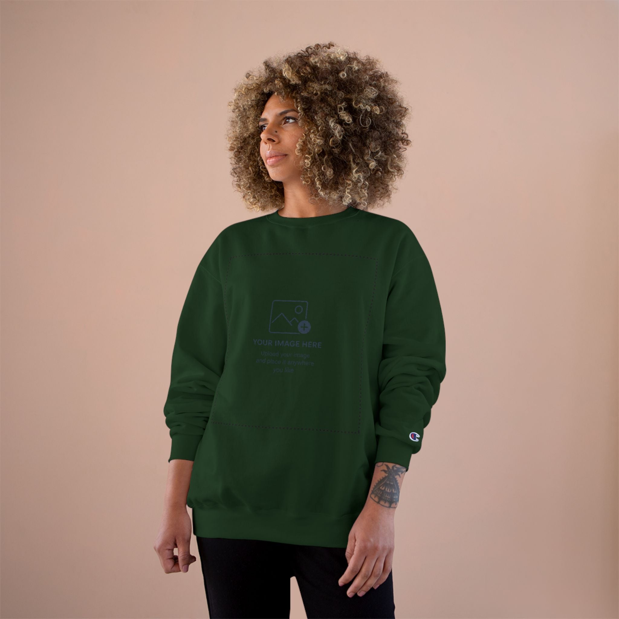 Cl1hampion Sweatshirt — Custom Photo/Print