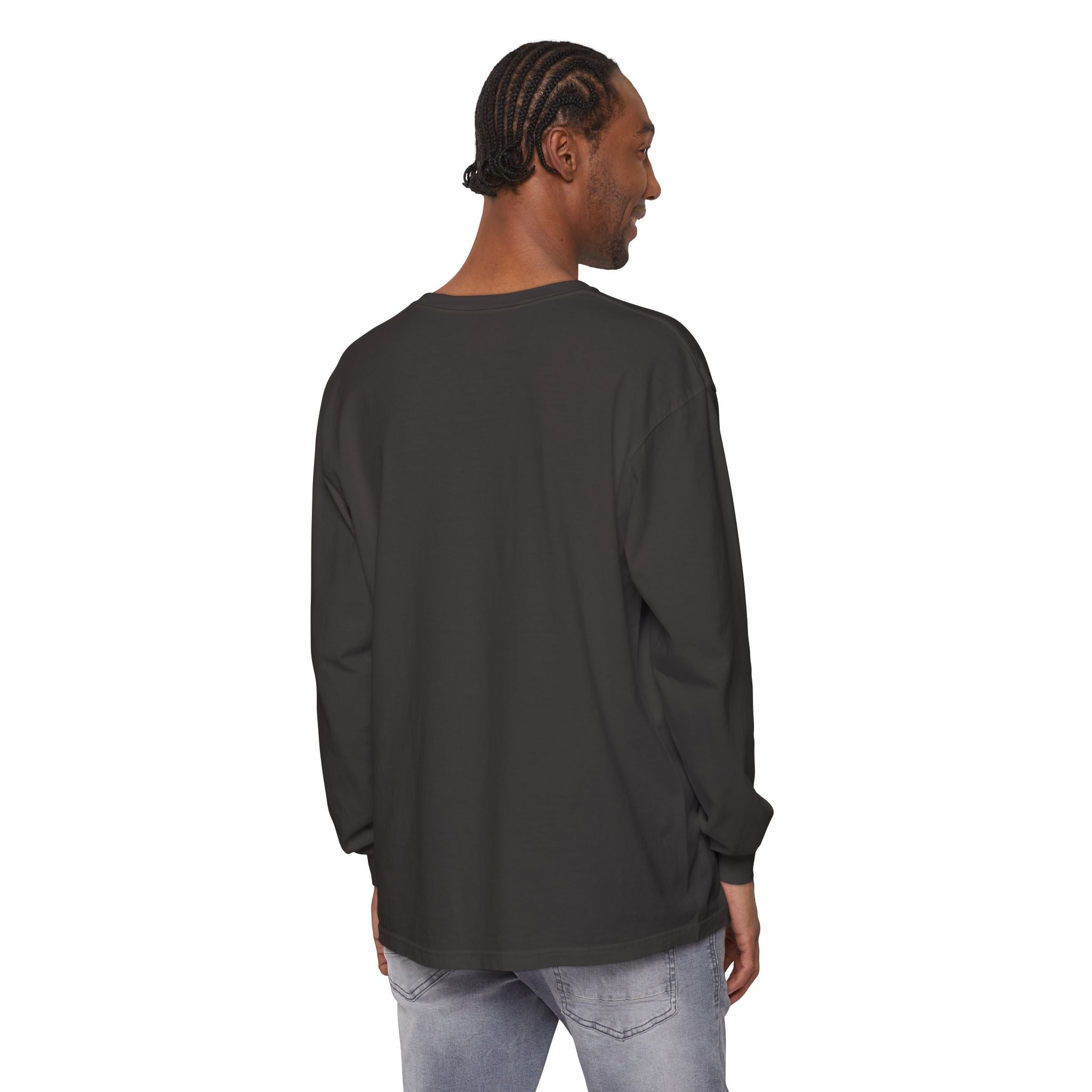 Custom Print - Unisex Garment-dyed Long Sleeve T-Shirt