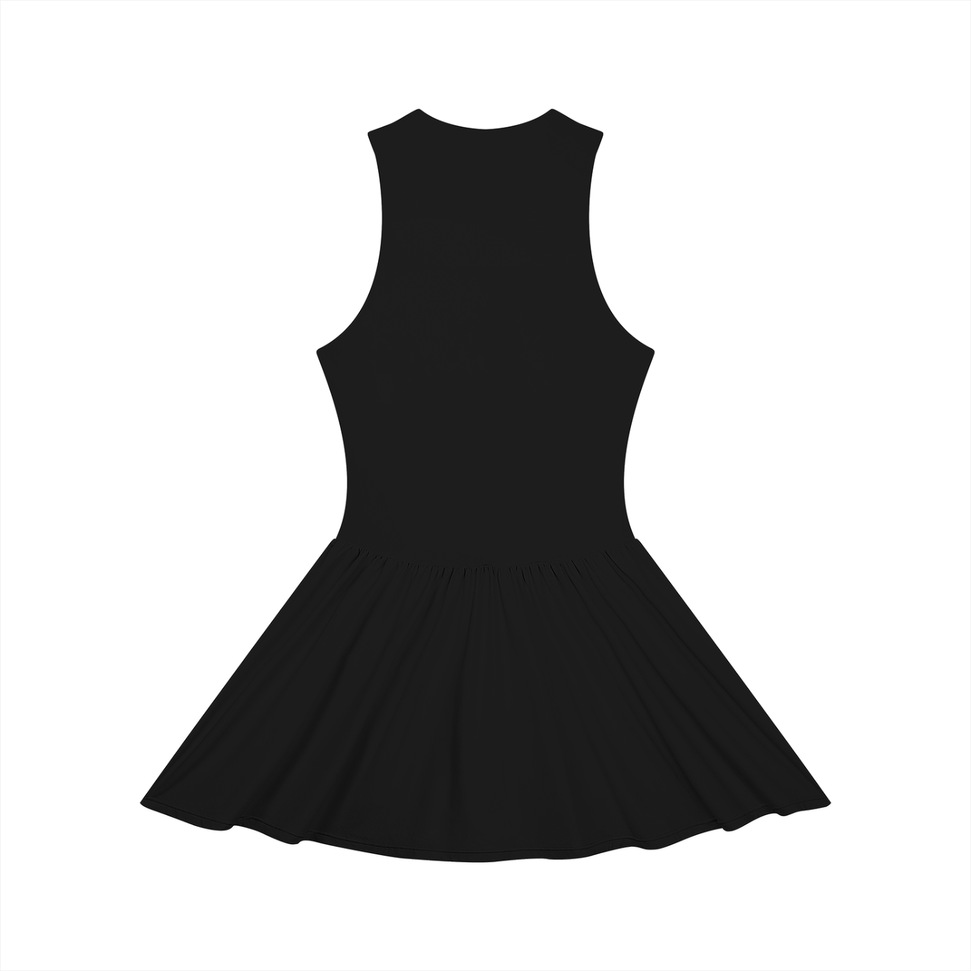 Ruched Sleeveless Full-Zip Dress