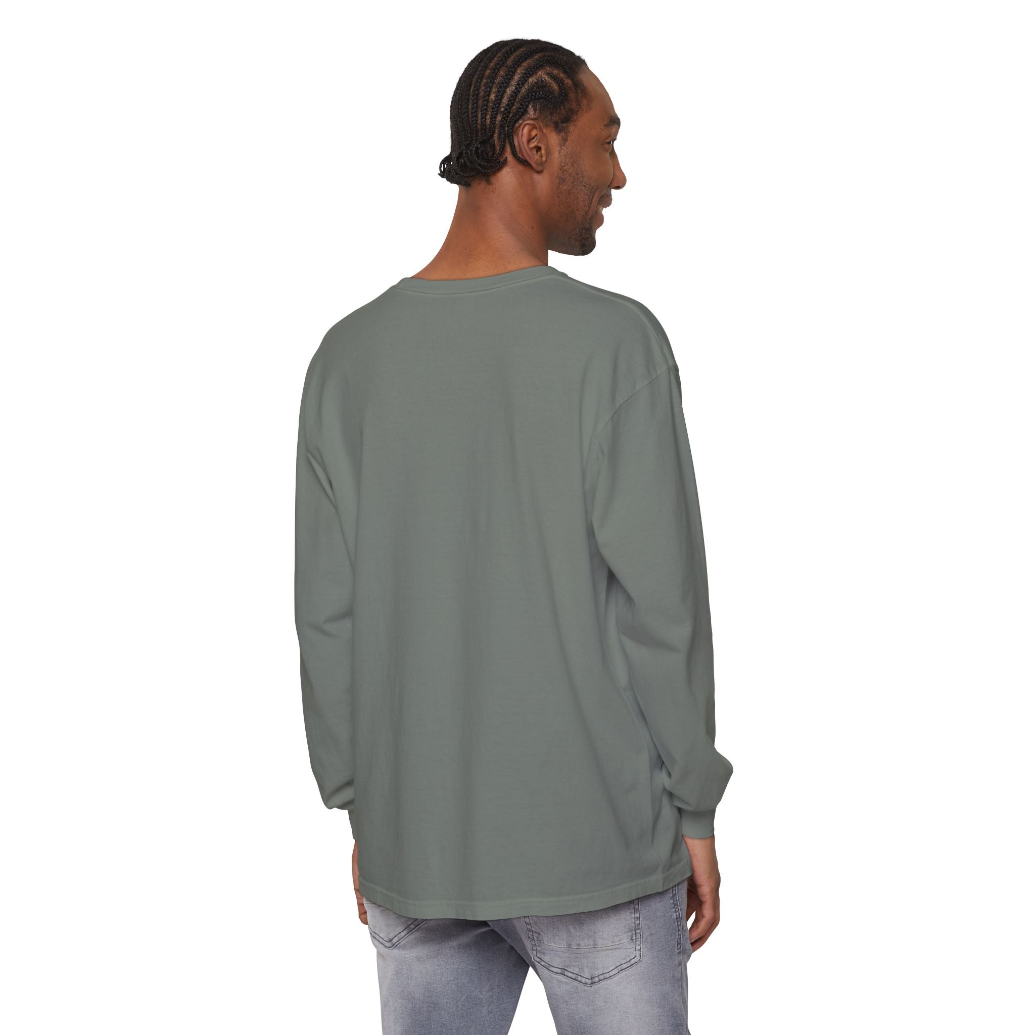 Custom Print - Unisex Garment-dyed Long Sleeve T-Shirt