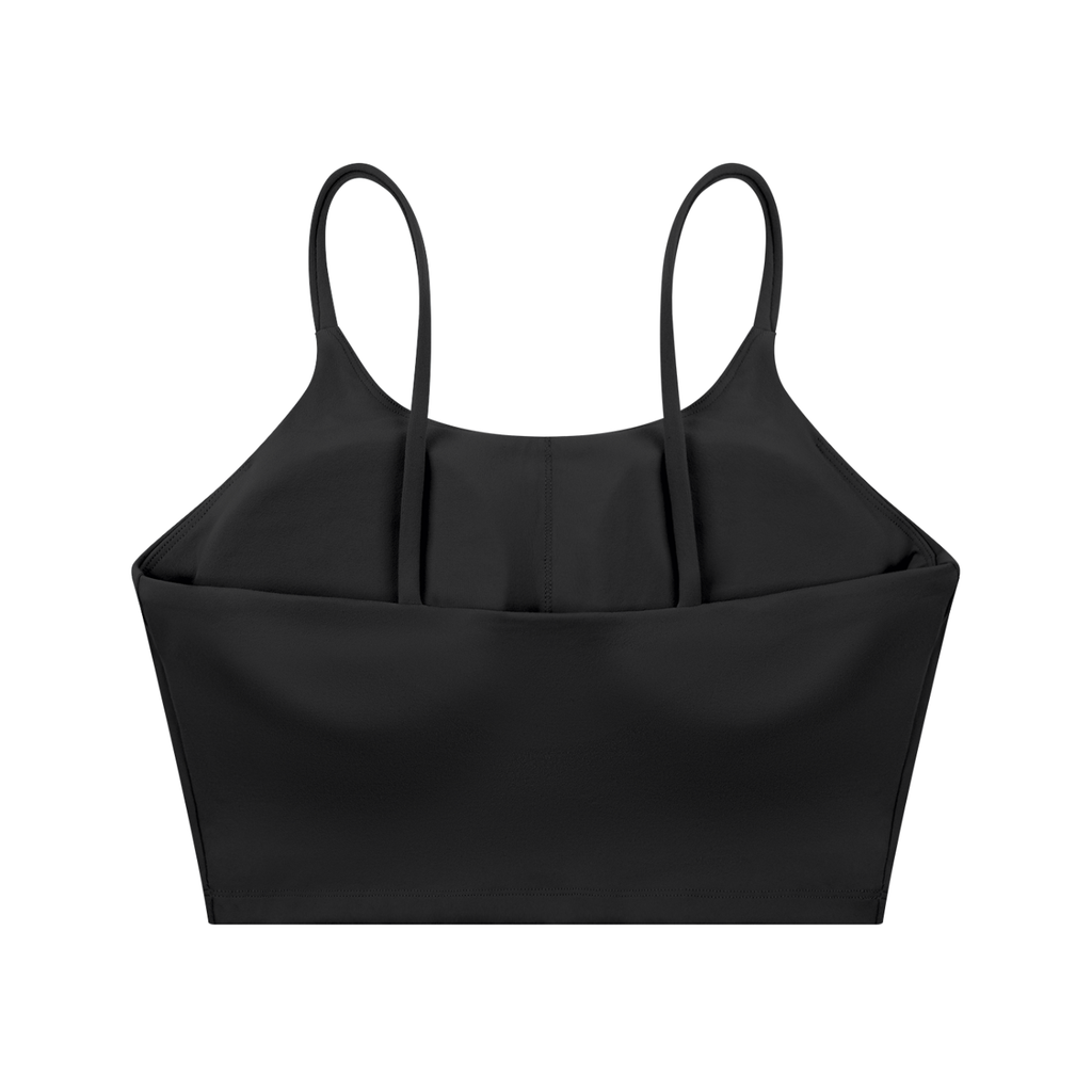 Spaghetti Strap Yoga Sports Bra - Leaf Collection