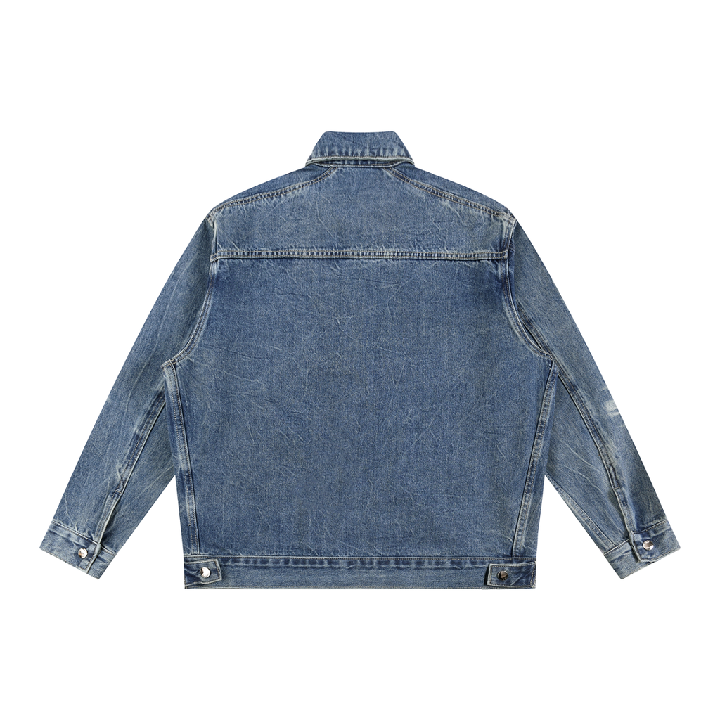 Vedoy,Collective,Collection,Comfy,Jacket,Basic,Casual,Blue,Denim,Summer