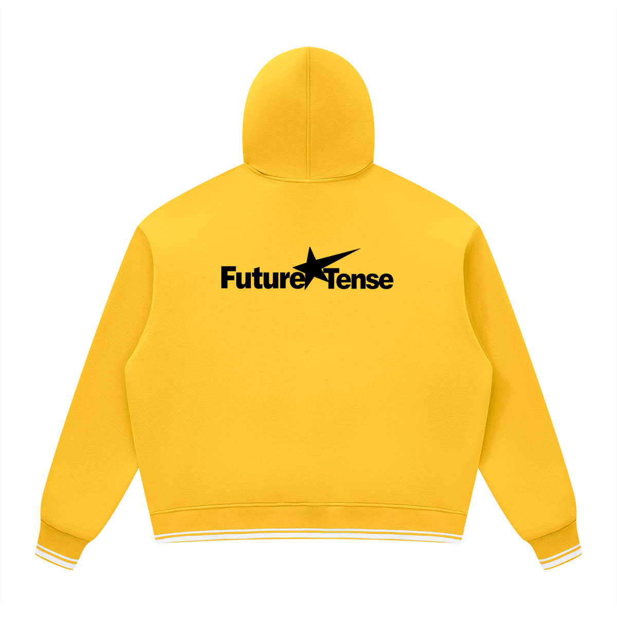 Unisex Oversized Color Block Fleece Hoodie