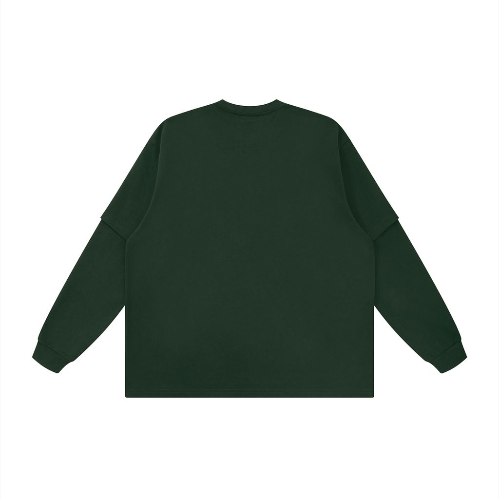 Vedoy,Collection,Collective,Core,Lomg,Long,Sleeved,Sleeves,Sweatshirt,Tshirt,Layered,Oversized,Autumn,Cotton,Comfy,Unisez,Unisex,Green,Yellow,Black,White