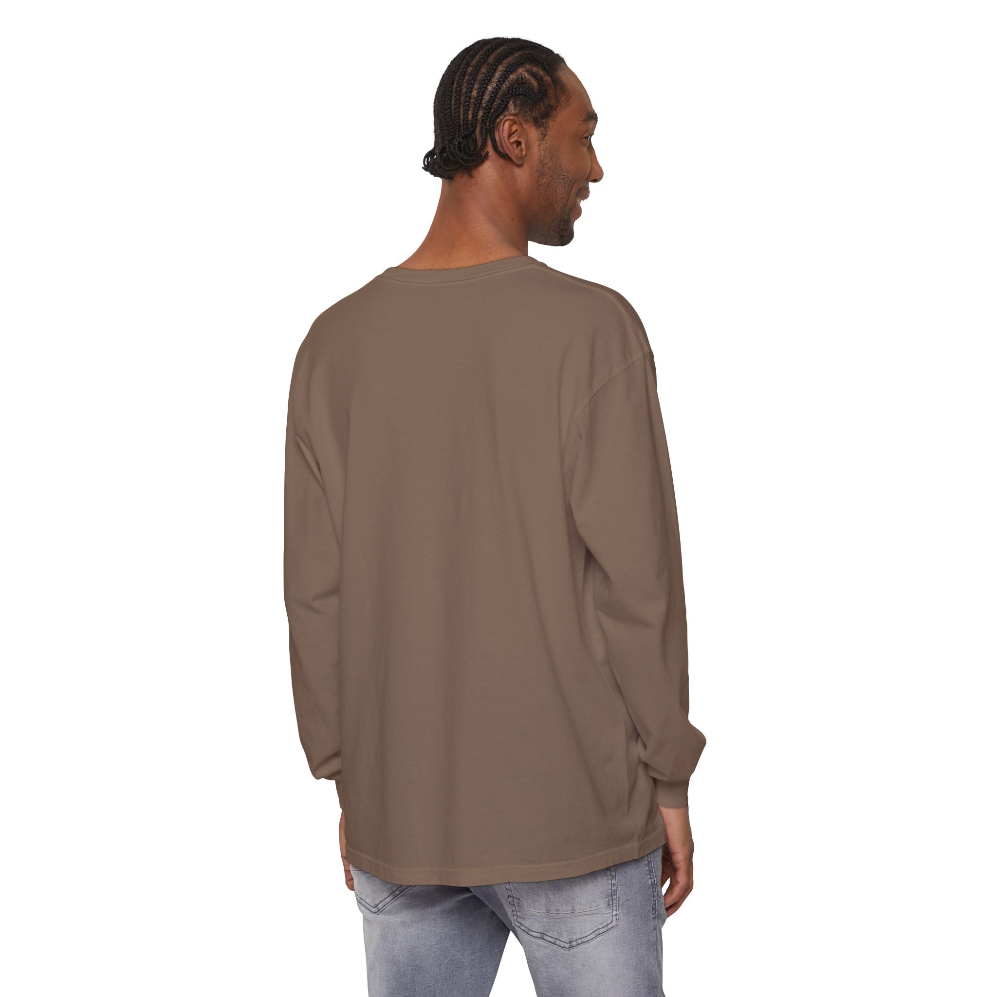 Custom Print - Unisex Garment-dyed Long Sleeve T-Shirt