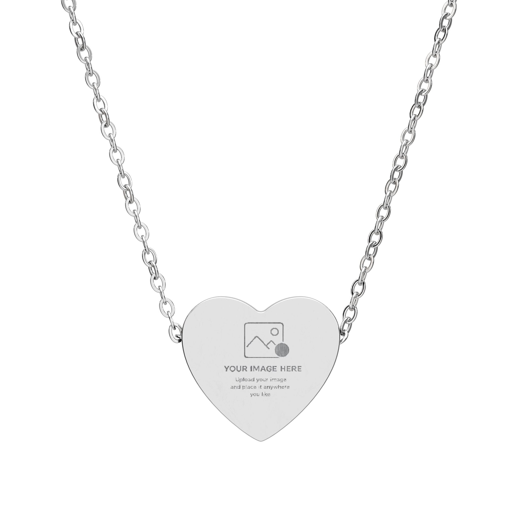 Heart Necklace (Engraving)
