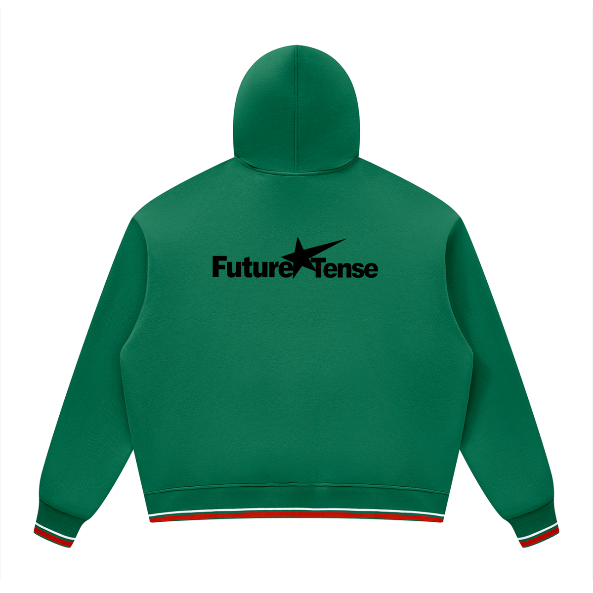 Unisex Oversized Color Block Fleece Hoodie