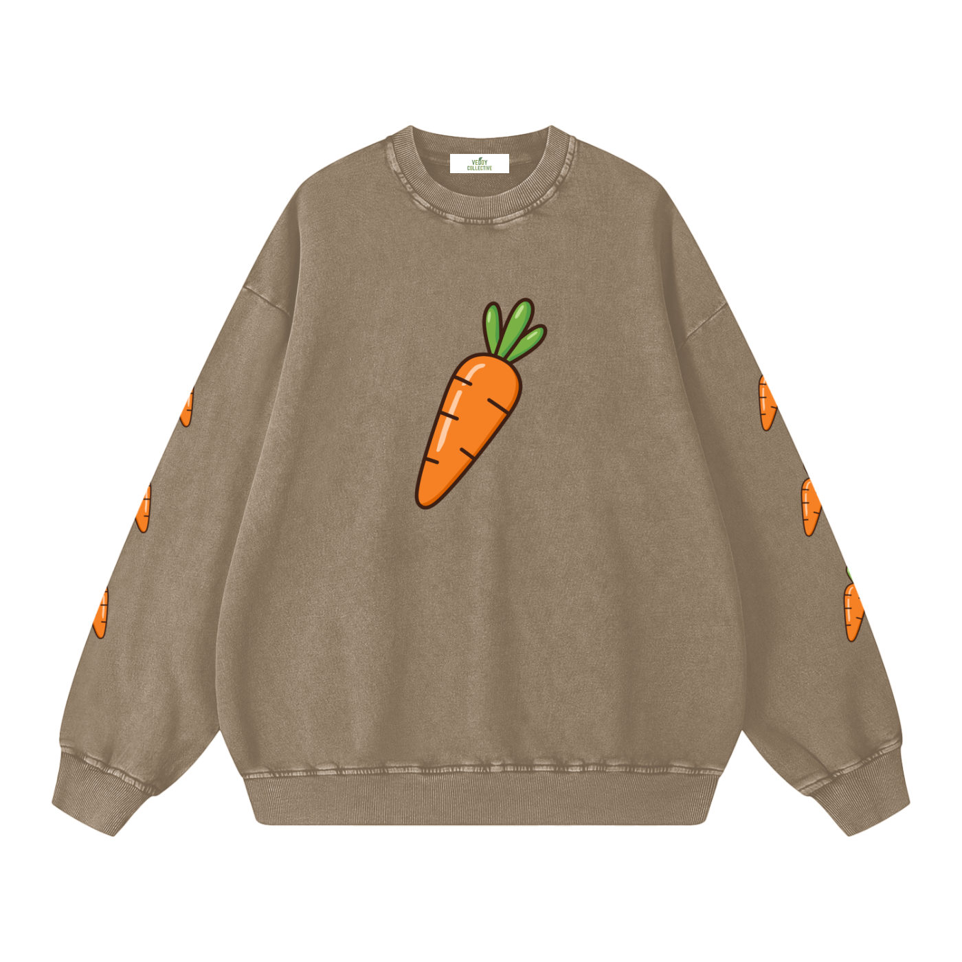 Vedoy Collective ,100% cotton,Sweatshirt ,Sweater,Comfy clothing ,High-quality ,Carrot Collection ,Unisex