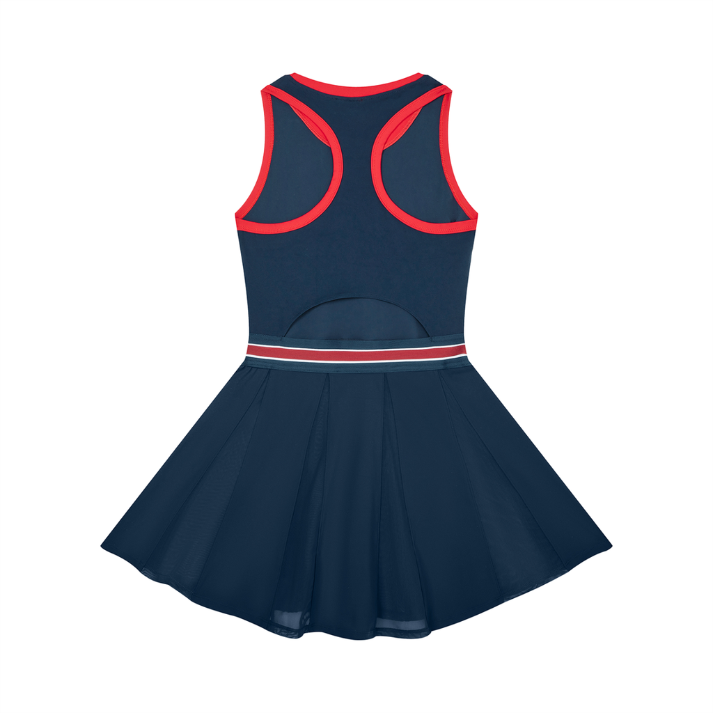 Vedoy,Collective,Dress,Sleeveless,Striped,Red,White,Blue,Navy,Norge