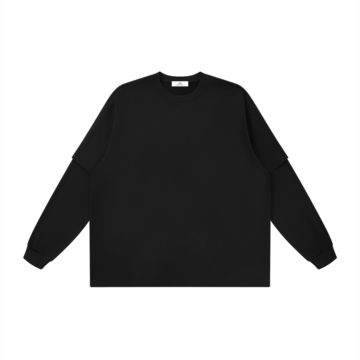 Vedoy,Collection,Collective,Core,Lomg,Long,Sleeved,Sleeves,Sweatshirt,Tshirt,Layered,Oversized,Autumn,Cotton,Comfy,Unisez,Unisex,Green,Yellow,Black,White