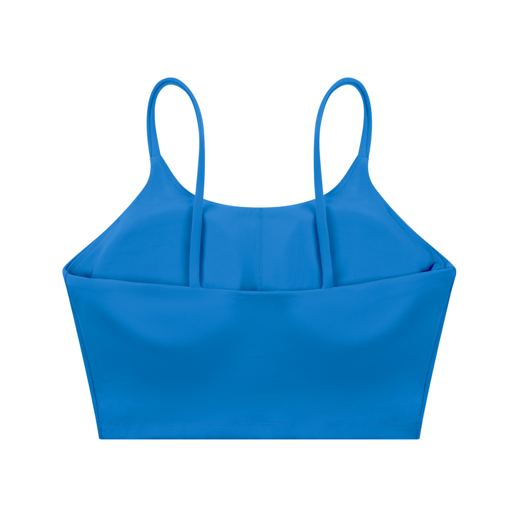 Spaghetti Strap Yoga Sports Bra - Leaf Collection