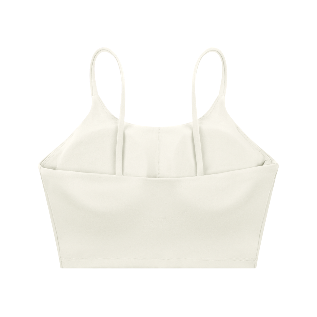 Spaghetti Strap Yoga Sports Bra - Leaf Collection