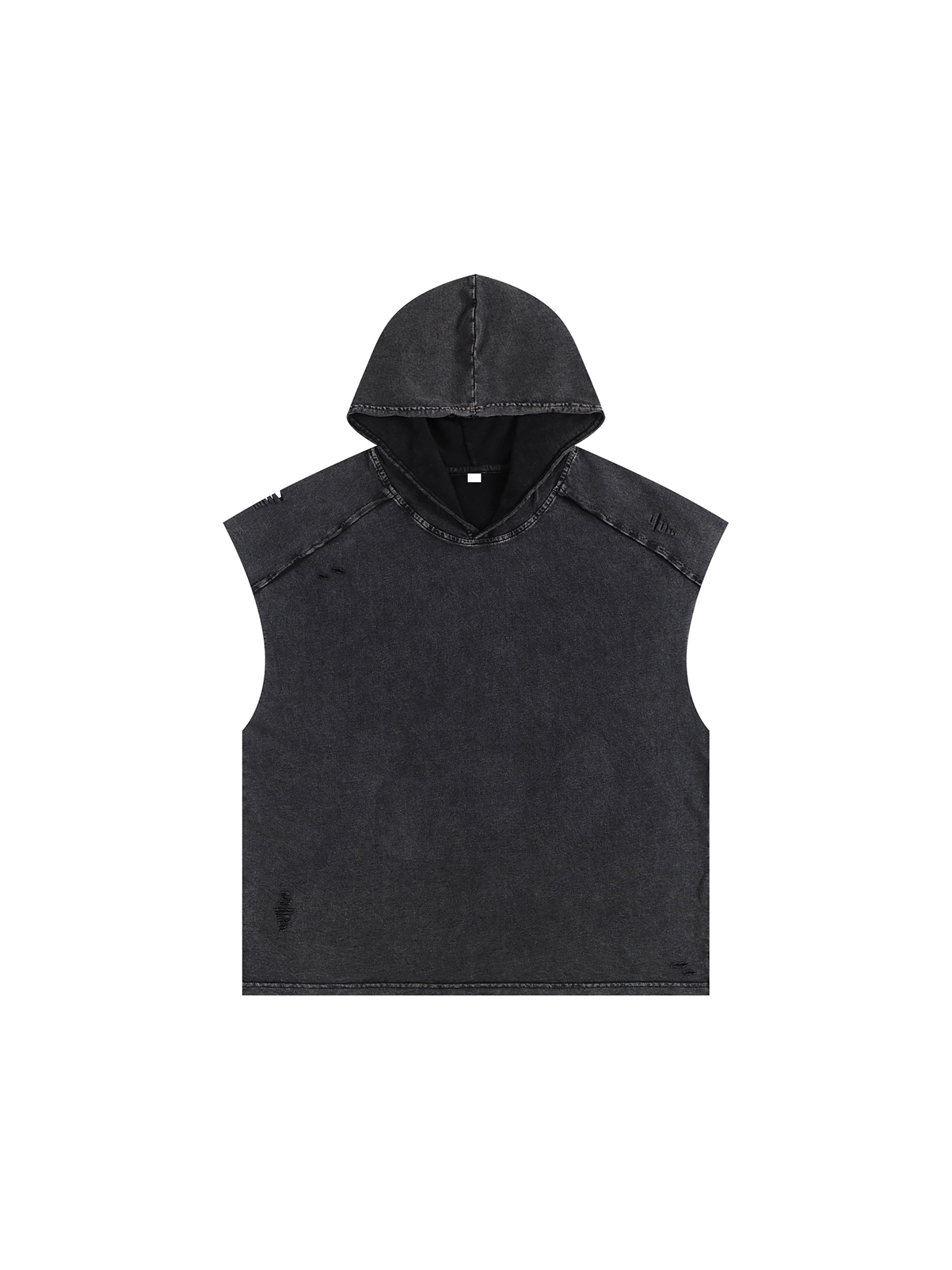 Vedoy Collective,100% Cotton,Tank Top,Snow Washed,Boxy,Hooded,Pure Cotton,Comfort,High-Quality,Unisex
