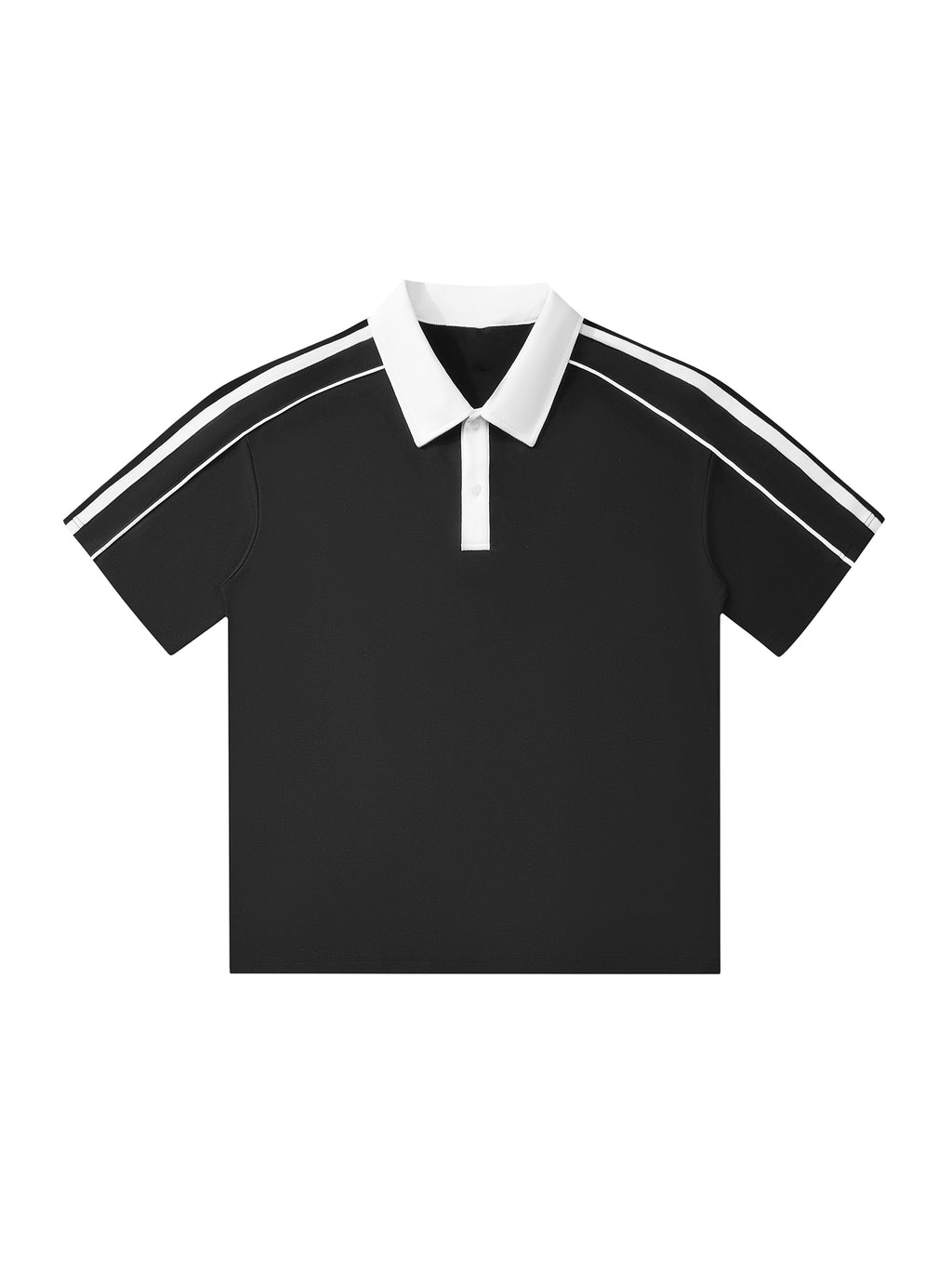 Contrast Collar,Short-Sleeve,Polo ,Shirt,Vedoy Collective,cotton,Comfy,High-Quality,Unisex,Formal