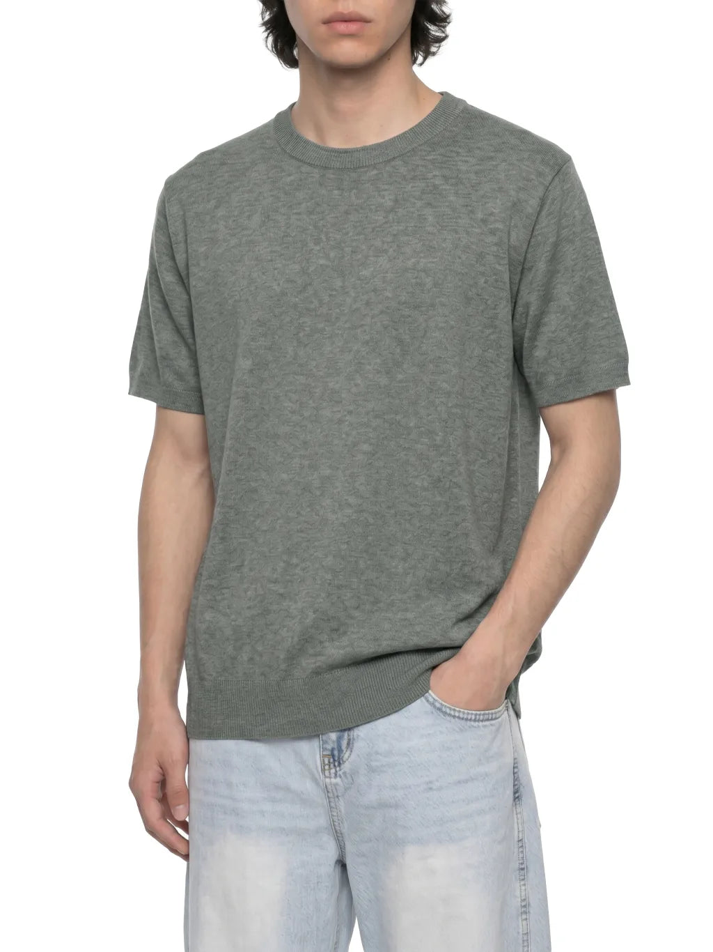 Unisex Crewneck Knit T-Shirt
